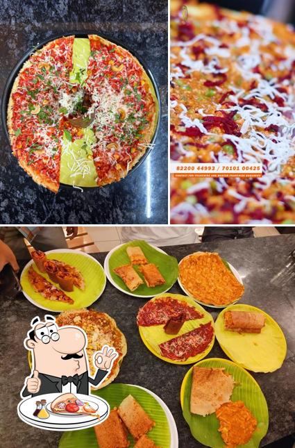 Try out pizza at Dosa Infinity Sivakasi