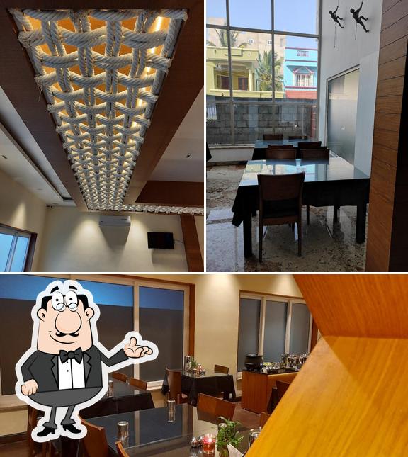 The interior of Indus Buffet
