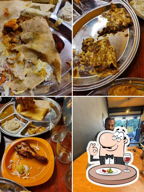 Food at MALBRO Dosas