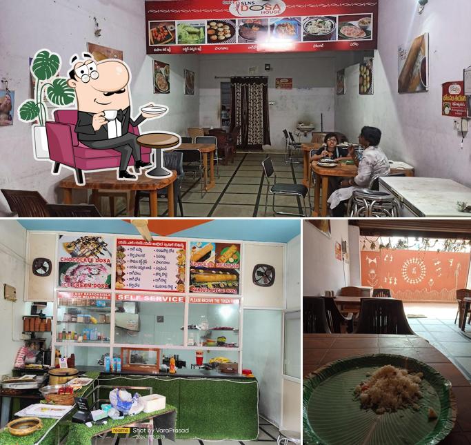 The interior of SLNS Dosa House