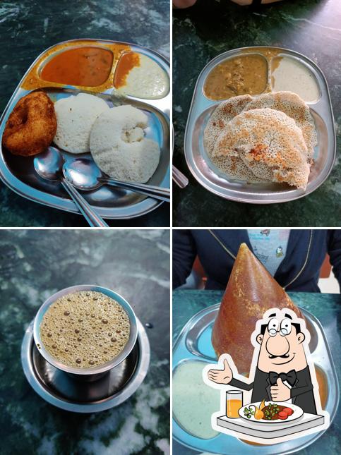 Food at Sri Ambica Hotel