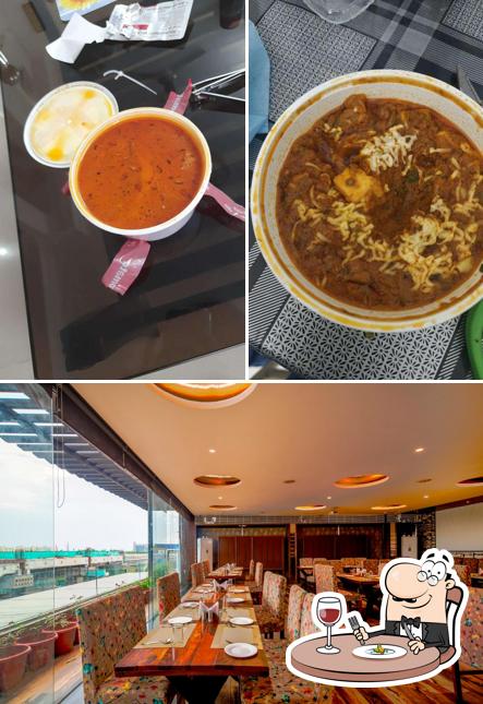 The restaurant's food and interior