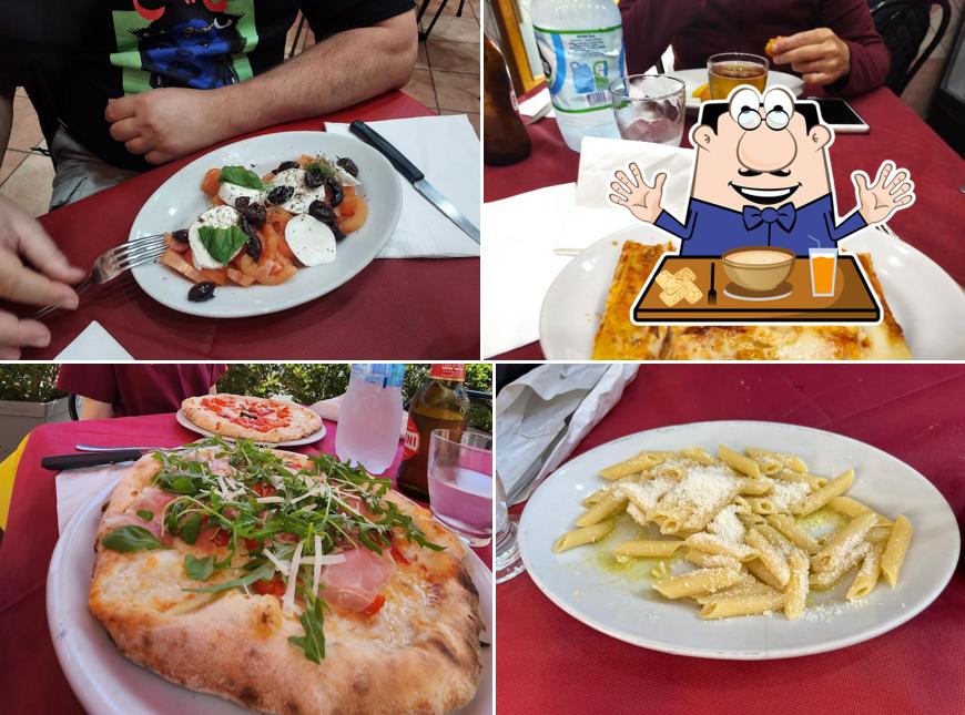 Platti al Pizzeria Luna Caprese