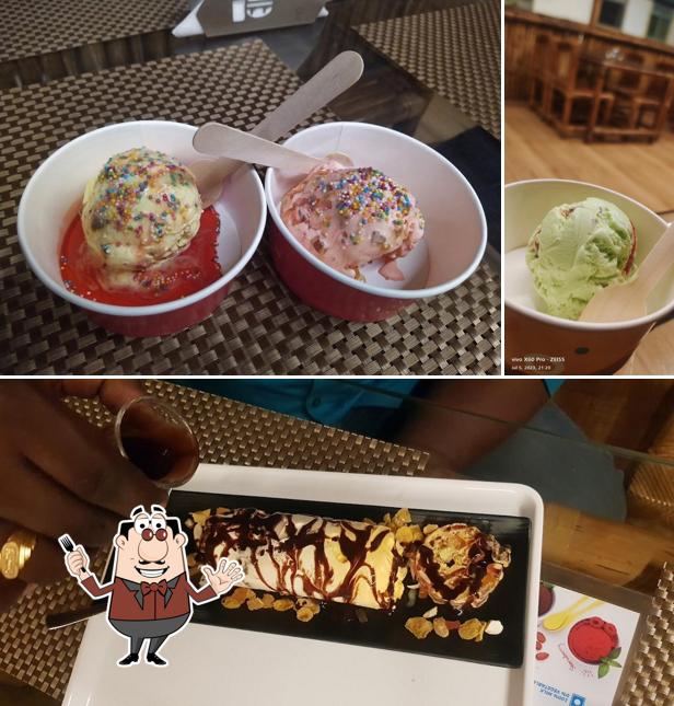 Ice cream at Amul ice cream parlour