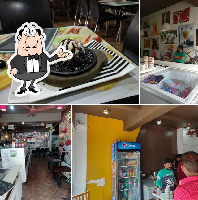 The interior of Rahul Icecream & Juice Center