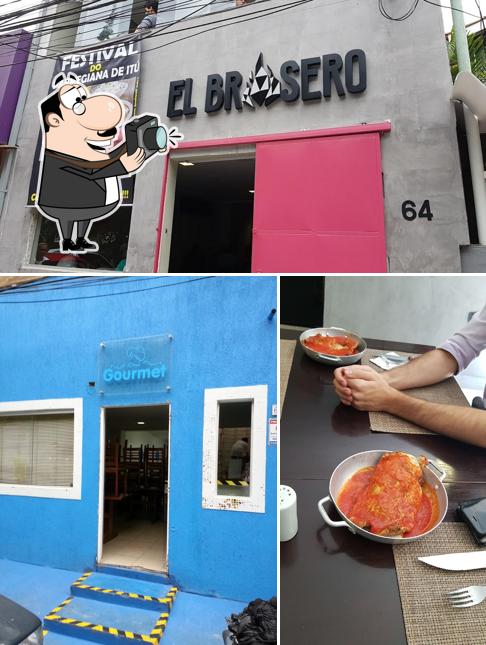 See this pic of El Brasero
