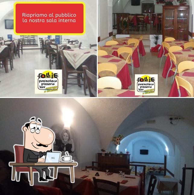 Siediti a un tavolo di Follie - Pizzeria Paninoteca