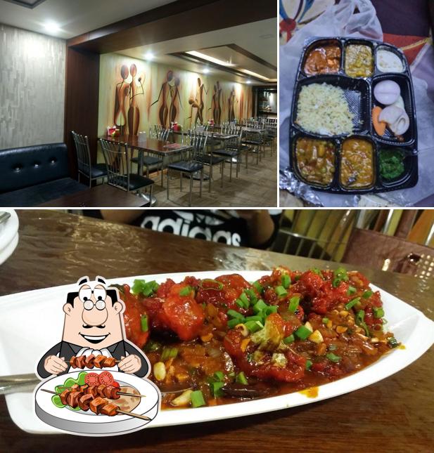 Among different things one can find food and interior at Khopcha