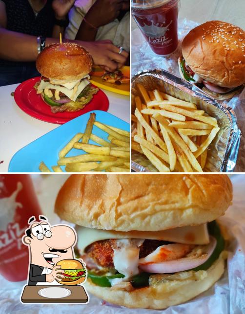 Get a burger at Laziz Pizza - Jagamara