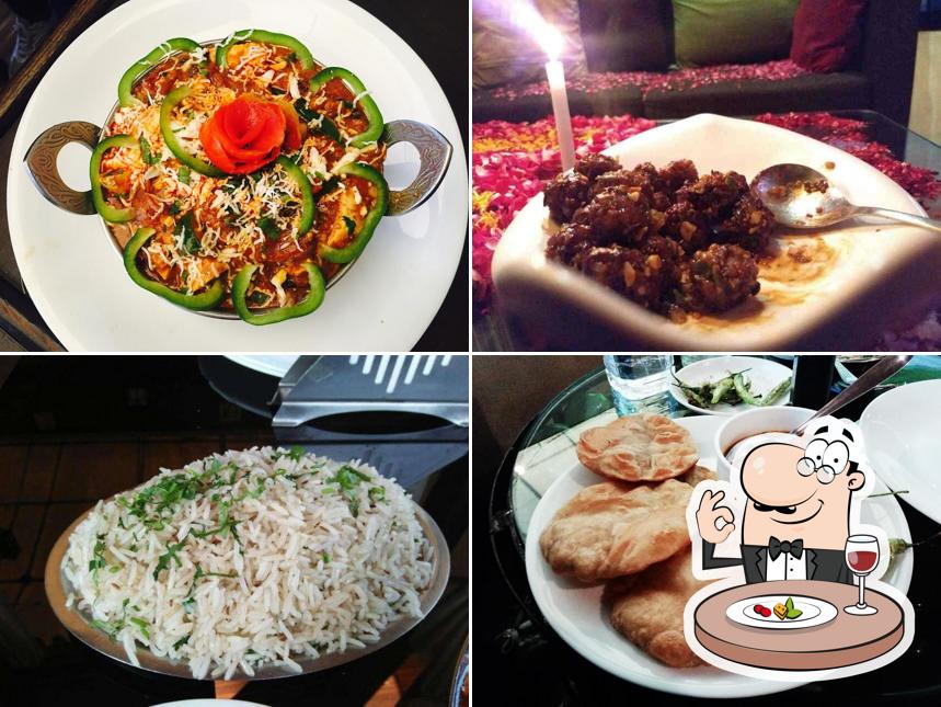 Food at Oakaz Rooftop Restaurant
