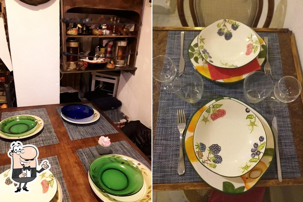 Gli interni di Osteria Al Vicolo