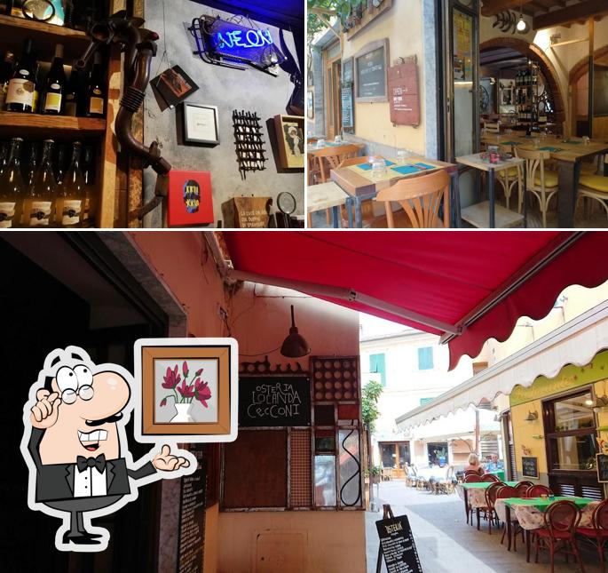Dai un'occhiata agli interni di Osteria Locanda Cecconi