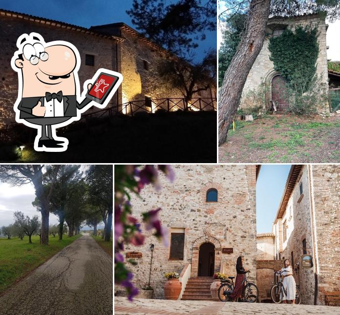 Goditi la vista dagli esterni di Borgo Petroro