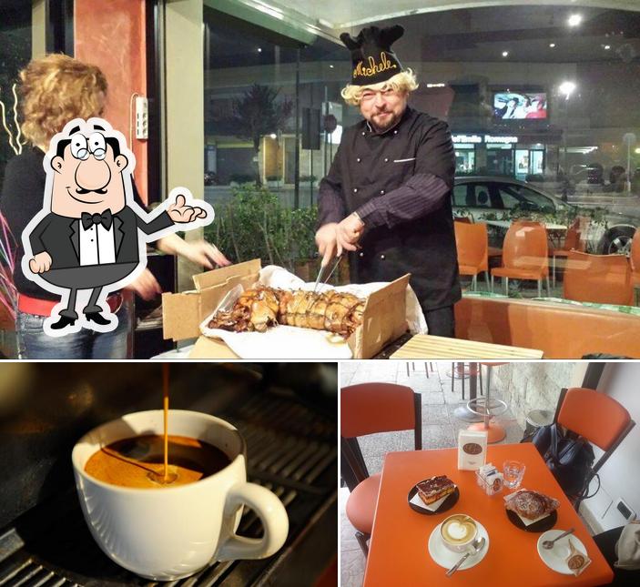 Dai un’occhiata alla foto che raffigura la interni e bevanda di Viola Bar