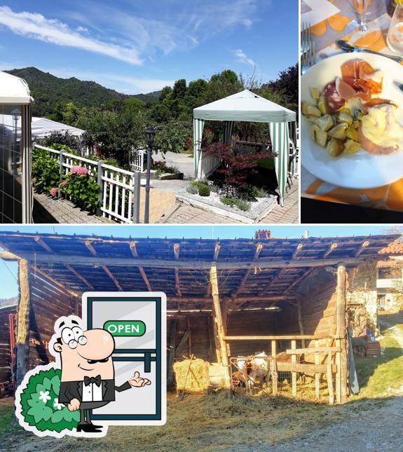La esterno e bevanda del ristorante