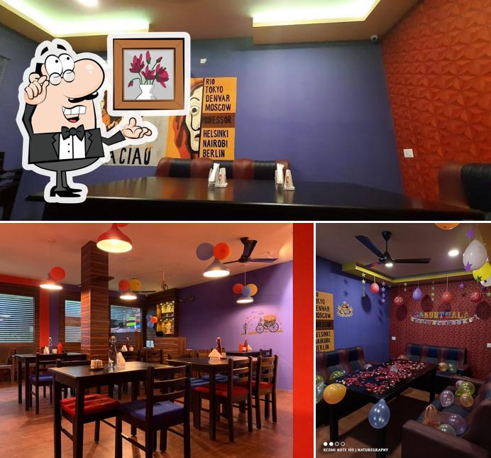 The interior of Calibre Cafe