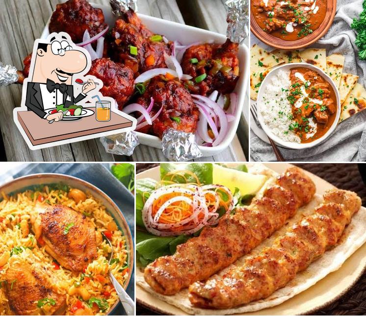Food at Chandras Restaurant