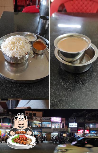Among various things one can find food and exterior at Hotel Shri Hari