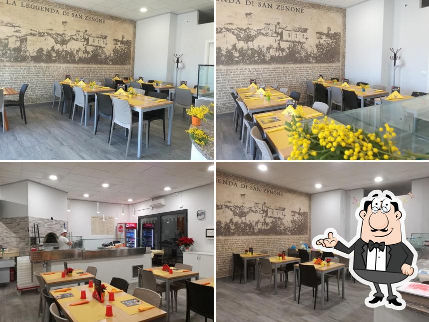 Gli interni di Pizzeria San Zenone
