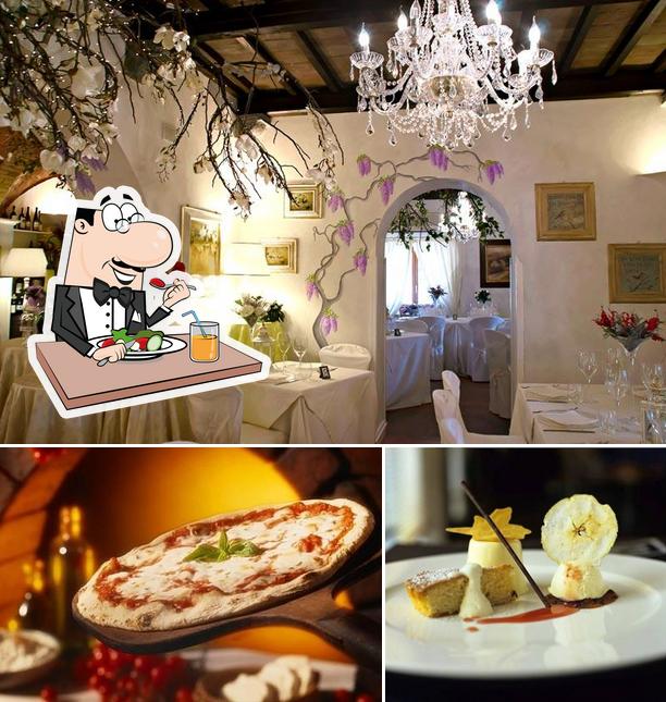 Questa è la foto che mostra la cibo e interni di Ristorante Angeli Biondi