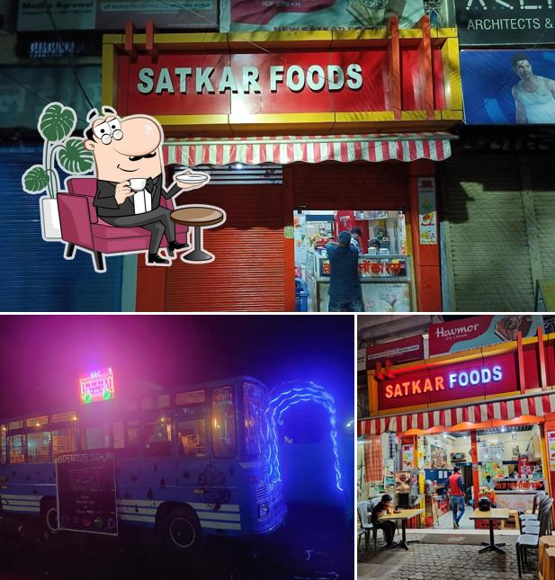 The interior of Satkar Foods