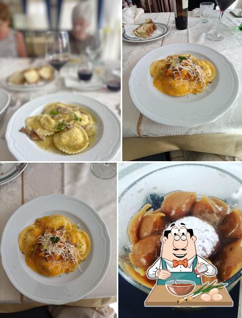 Ravioli al Ristorante Il Cacciatore