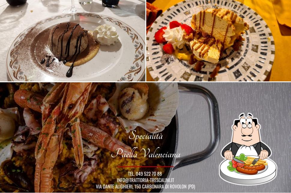 Platti al Trattoria Pizzeria Tre Scalini