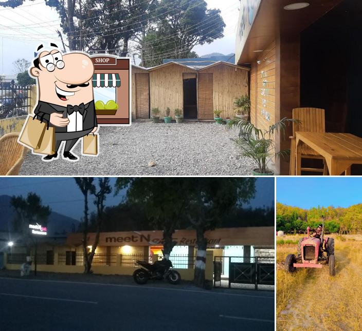 Enjoy the view at the outside area of Meet N Eat Restaurant