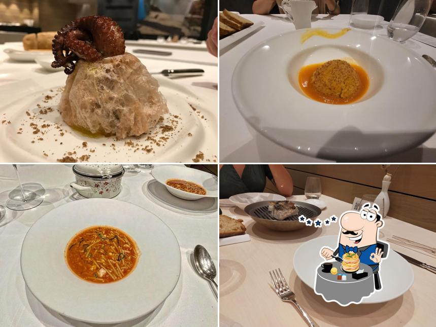 Cibo al Ristorante la Madia