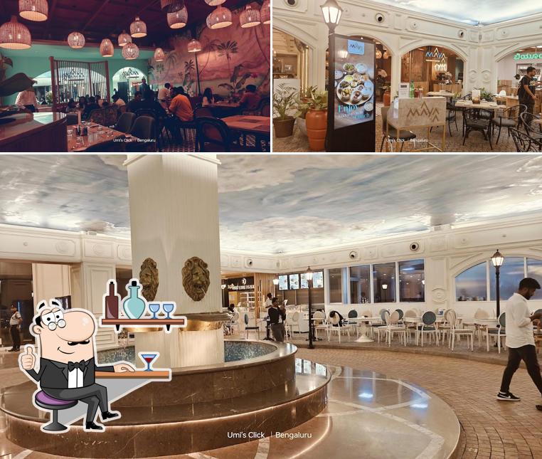 The interior of Maayaa - Culinary Exotica from South India