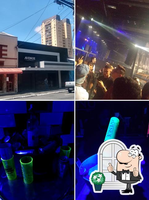 O exterior do Avenue Club