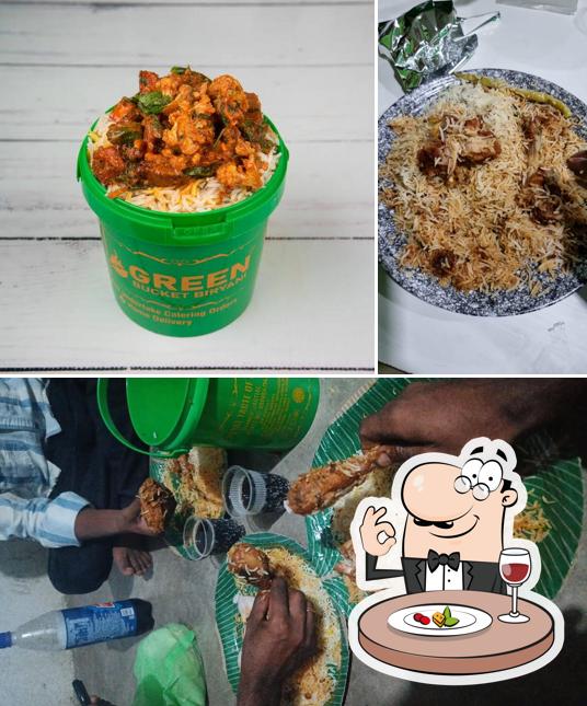 Food at Green Bucket Biryani