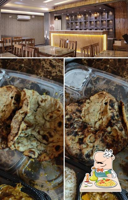 This is the photo showing food and interior at Lake View Restaurant