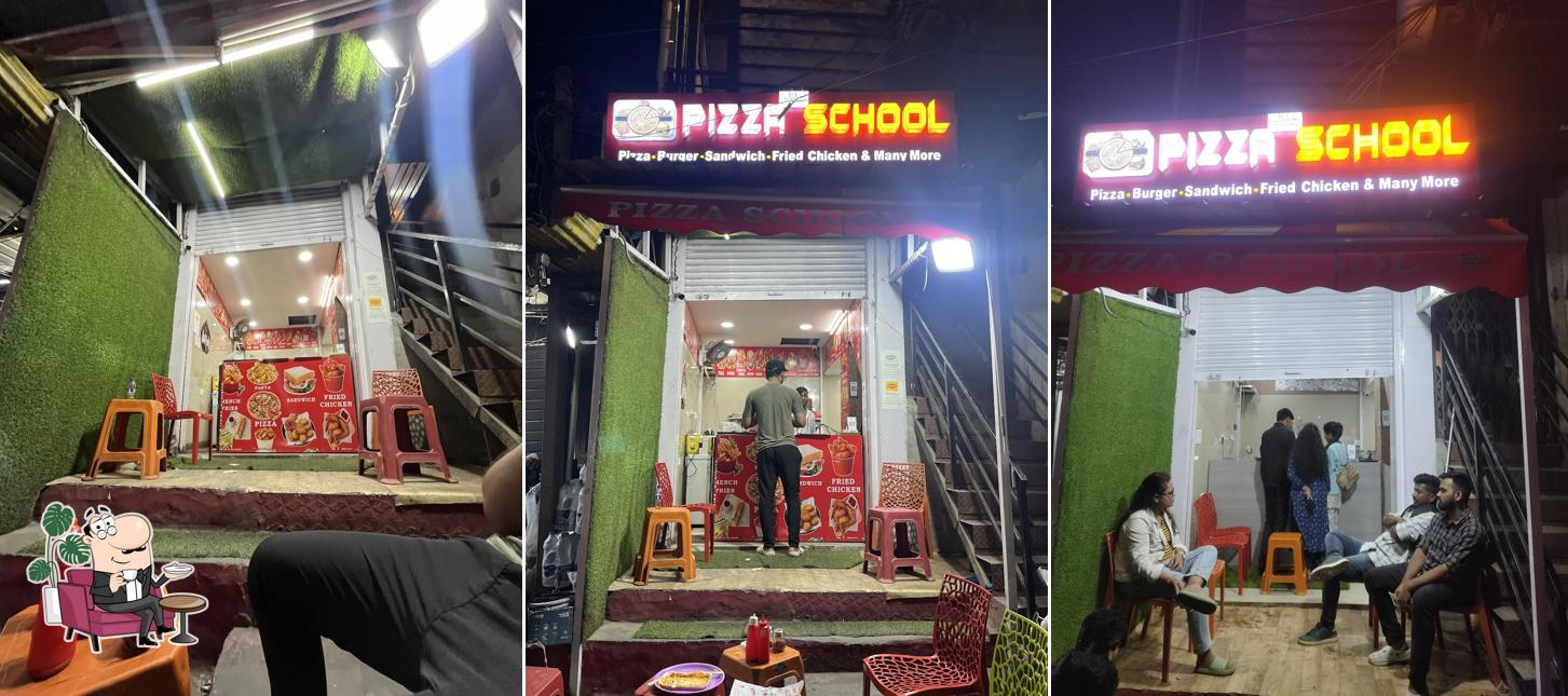 The interior of Pizza House