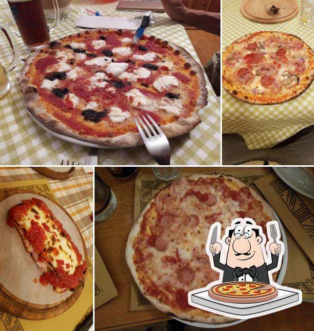 Scegli tra le svariate varianti di pizza