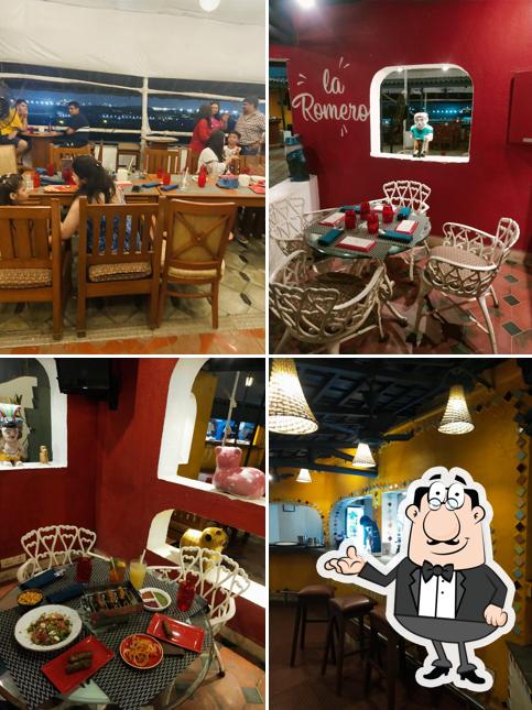 The interior of Mostly Grills