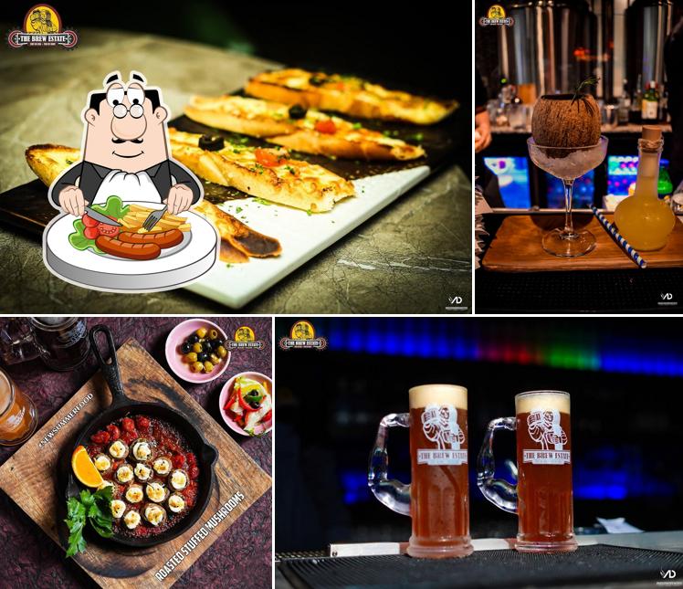 Food at The Brew Estate Zirakpur
