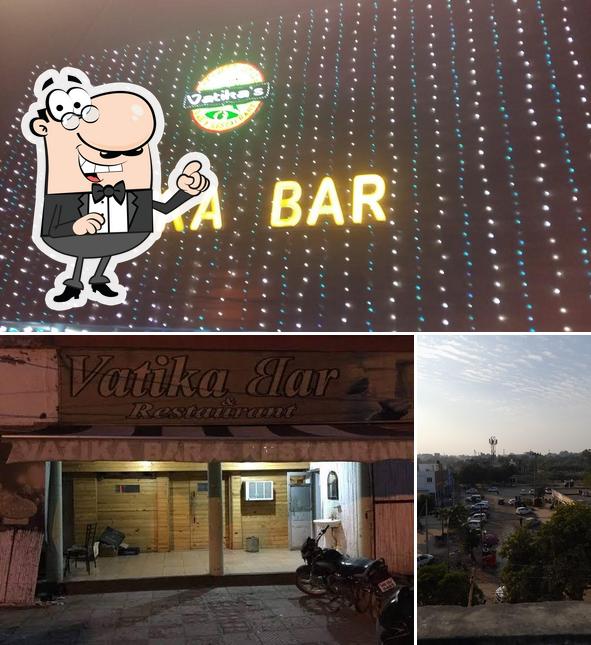 The exterior of Vatika Bar and Food Restaurant