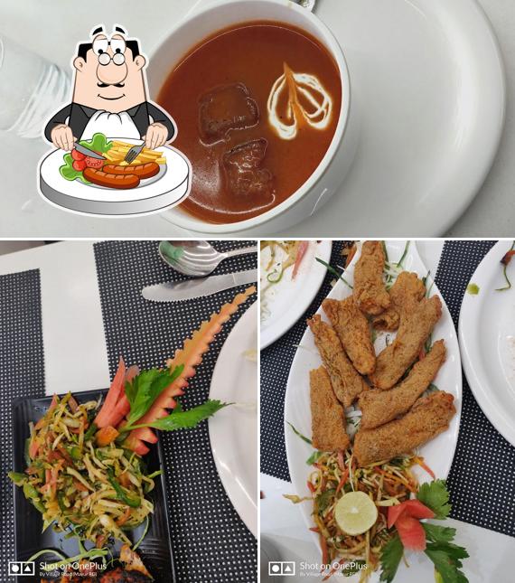 The restaurant's food and beverage