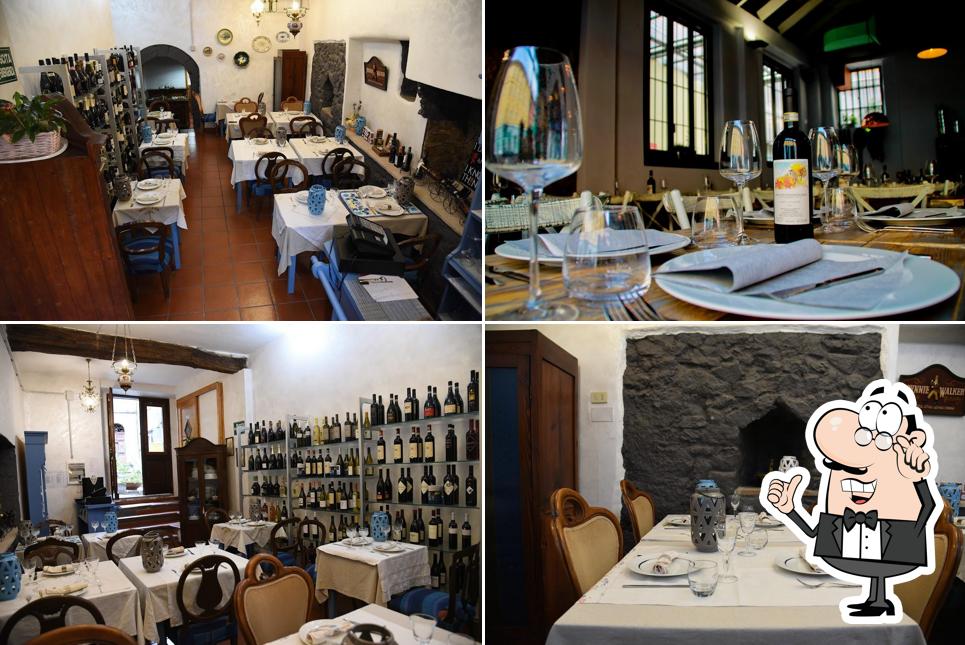 Gli interni di Osteria Sapori D'Italia Cucina Mediterranea Con Enoteca & Degustazione