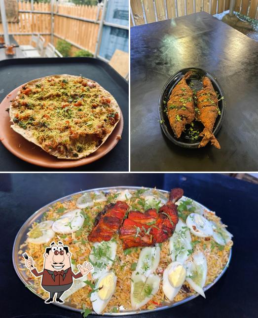 Food at Pahunchaar Dhabha