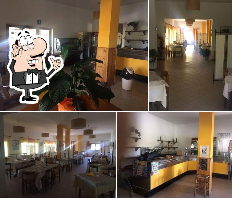 Gli interni di Le Pergole