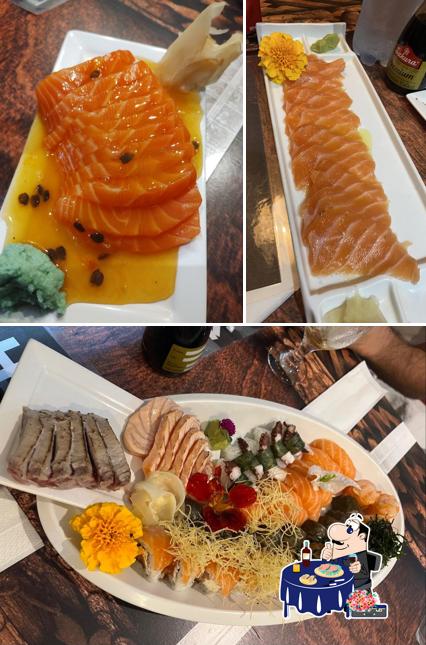 Sashimi em Restaurante Japonês - SUSHI 77