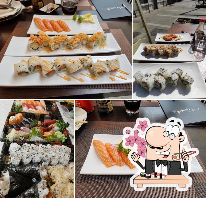 Scegli le varie opzioni di sushi