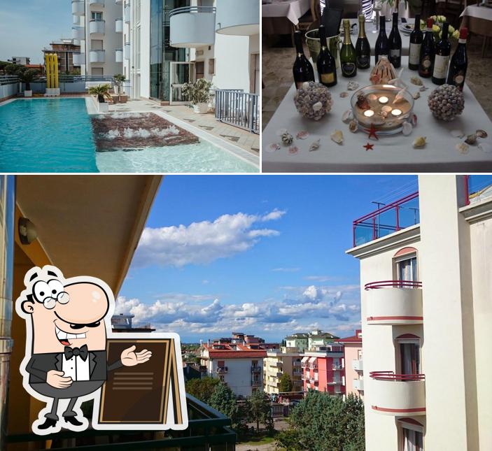 La foto di esterno e vino da Hotel Coppe Jesolo