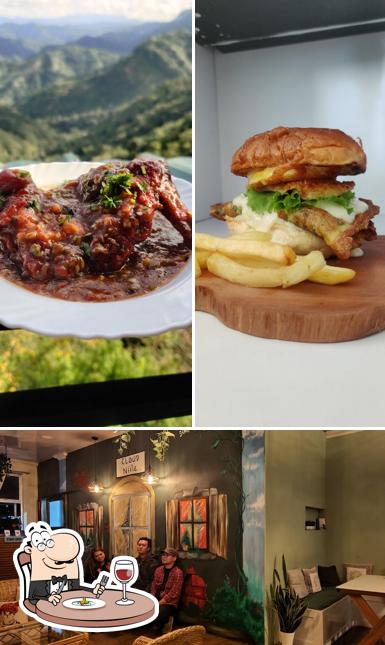 The restaurant's food and interior