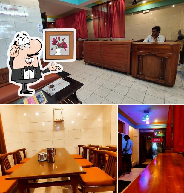 The interior of JP Family Restaurant a/c