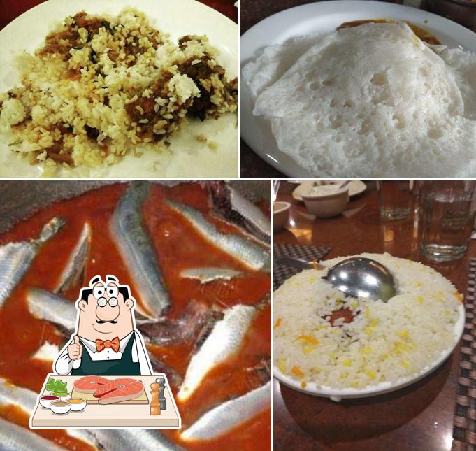 Kairali Restaurant Mangalore provides a menu for seafood lovers