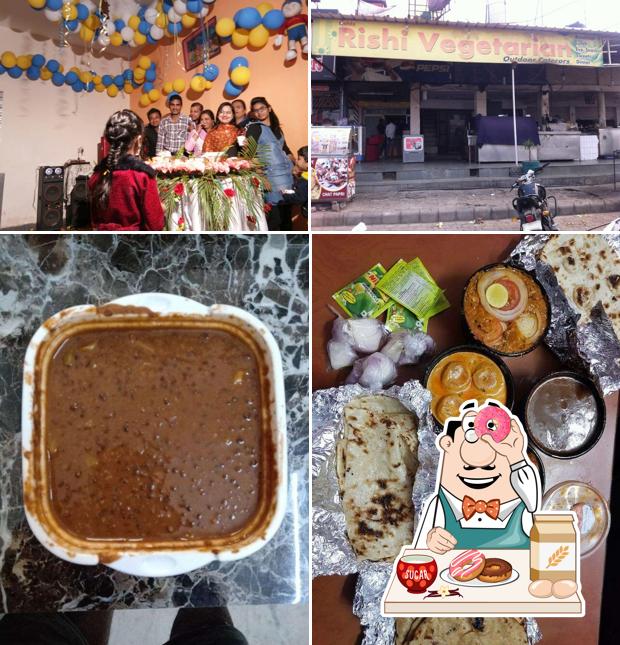 Bahlz Rishi vegetarian Dabha offers a selection of desserts