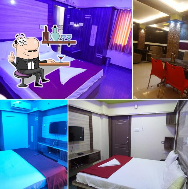 The interior of Aditi hotel